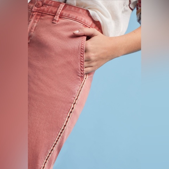 Anthropologie Relaxed Striped Chino Pants - Picture 15 of 16